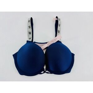 Victoria's‎ Secret 32A Rhinestone Shine Strap Bombshell Plunge Add-2 Cups Bra